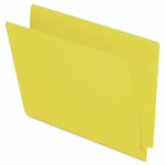 Pendaflex Colored End Tab Folders with Reinforced Double-Ply Straight Cut Tabs, Letter Size, 0.75" Expansion, Yellow, 100/Box