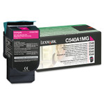 Lexmark C540A1MG Return Program Toner, 1,000 Page-Yield, Magenta