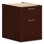 HON Mod Hanging Pedestal, Left or Right, 2-Drawers: Box/File, Legal/Letter, Traditional Mahogany, 15" x 20" x 20" (HONPLPHBFLT1) View Product Image