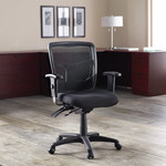 Lorell ErgoMesh Series Managerial Mid-Back Chair (LLR86201) View Product Image