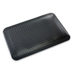 Crown Industrial Deck Plate Anti-Fatigue Mat, Vinyl, 24 x 36, Black