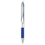 Zebra Z-Grip Flight Ballpoint Pen, Retractable, Bold 1.2 mm, Blue Ink, Black/Blue/White Barrel, 12/Pack
