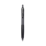 Pilot G-Knock BeGreen Gel Pen, Retractable, Fine 0.7 mm, Black Ink, Smoke/Black Barrel, Dozen
