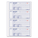 Rediform Money Receipt Book, Softcover, Three-Part Carbonless, 7 x 2.75, 4 Forms/Sheet, 100 Forms Total (RED8L808) View Product Image