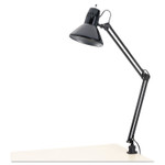 Alera Architect Lamp, Adjustable, Clamp-on, 6.75w x 20d x 28h, Black (ALELMP702B) View Product Image