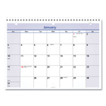 AT-A-GLANCE QuickNotes Desk/Wall Calendar, 3-Hole Punched, 11 x 8, White/Blue/Yellow Sheets, 12-Month (Jan to Dec): 2024 View Product Image