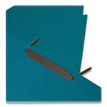 Officemate Self-Adhesive Two-Prong Folder Fastener Bases, 2" Capacity, 2.75" Center to Center, Brown, 100/Box