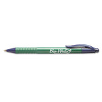 AbilityOne 7520015789301 SKILCRAFT Bio-Write Ballpoint Pen, Retractable, Medium 1 mm, Blue Ink, Green Barrel, Dozen (NSN5789301) View Product Image