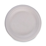 Boardwalk Bagasse Dinnerware, Plate, 6" dia, White, 1,000/Carton (BWKPLATEWF6) View Product Image