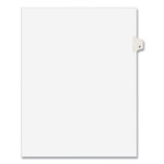 Avery Preprinted Legal Exhibit Side Tab Index Dividers, Avery Style, 26-Tab, F, 11 x 8.5, White, 25/Pack, (1406) View Product Image