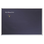 Quartet Porcelain Magnetic Chalkboard, 72 x 48, Black Surface, Silver Aluminum Frame