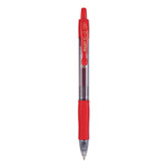 Pilot G2 Premium Gel Pen, Retractable, Bold 1 mm, Red Ink, Smoke Barrel, Dozen (PIL31258) View Product Image