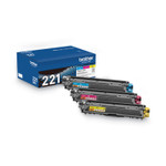 Brother TN2213PK Toner, 1,400 Page-Yield, Cyan/Magenta/Yellow (BRTTN2213PK) View Product Image