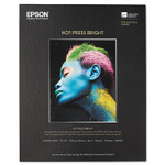 Epson Hot Press Bright Fine Art Paper, 17 mil, 17 x 22, Smooth Matte White, 25/Pack