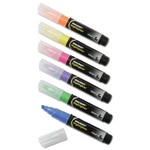 AbilityOne 7520013837943 SKILCRAFT Large Fluorescent Highlighter, Assorted Ink Colors, Chisel Tip, Assorted Barrel Colors, 6/Set (NSN3837943) View Product Image