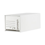Universal Heavy-Duty Storage Drawers, Letter Files, 14" x 25.5" x 11.5", White, 6/Carton (UNV85300) View Product Image