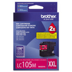 Brother LC105M Innobella Super High-Yield Ink, 1,200 Page-Yield, Magenta