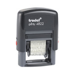 Trodat Printy Self-Inking Stamp, 12 Selectable Messages, 1.25" x 0.38", Red (USSE4822) View Product Image