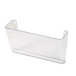Universal Wall Files, Letter Size, 13" x 4" x 7", Clear (UNV53692) View Product Image