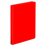 Universal Economy Non-View Round Ring Binder, 3 Rings, 0.5" Capacity, 11 x 8.5, Red (UNV30403) View Product Image