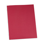 Universal Two-Pocket Portfolios with Tang Fasteners, 0.5" Capacity, 11 x 8.5, Red, 25/Box (UNV57118) View Product Image