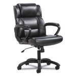 Sadie Mid-Back Executive Chair, Supports Up to 225 lb, 19" to 23" Seat Height, Black