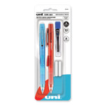 uniball Chroma Mechanical Pencil w/ 10 Leads and 2 Erasers, 0.7 mm, HB (#2), Black Lead, (1) Red (1) Blue Barrel, 2/Pack Product Image 