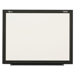 AbilityOne 7110016511294 SKILCRAFT Quartet Non-Magnetic Melamine Dry Erase Board, 36 x 24, White Surface, Black Aluminum Frame (NSN6511294) View Product Image