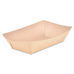 SCT Eco Food Trays, 5 lb Capacity, Brown Kraft, Paper, 500/Carton (SCH0529) View Product Image