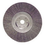 Weiler Narrow Face Crimped Wire Wheel  6 In D X 3/4 In W  .0118 Steel Wire  6 000 Rpm (804-01065) View Product Image