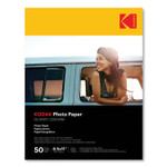 Kodak Photo Paper, 8 mil, 8.5 x 11, Glossy White, 50/Pack View Product Image