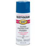 Rust-Oleum Industrial Stops Rust Protective Enamel Spray Paint  12 Oz Aerosol Can  Royal Blue  Gloss Finish (647-7727830)