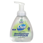 Dial Professional Antibacterial Foam Hand Sanitizer, 15.2 oz Pump Bottle, Fragrance-Free, 4/Carton