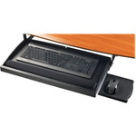 Lorell Underdesk Keyboard Drawer, Gel Rest, 22-1/2"x11-3/4", BK (LLR25005) Product Image 