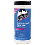 Endust Antistatic Premoistened Wipes for Electronics, Cloth, 6 x 6, Unscented, 70/Tub