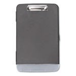 Universal Storage Clipboard with Pen Compartment, 0.5" Clip Capacity, Holds 8.5 x 11 Sheets, Black (UNV40319) View Product Image