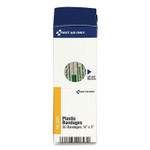 First Aid Only Adhesive Plastic Bandages, 0.75 x 3, 50/Box (FAOFAE3070) View Product Image