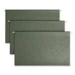 Smead Hanging Folders, Legal Size, 1/3-Cut Tabs, Standard Green, 25/Box