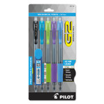 Pilot G2 Mechanical Pencil, 0.7 mm, HB (#2), Black Lead, Assorted Barrel Colors, 5/Pack