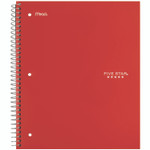 Five Star Wirebound Notebook, 1-Subject, Wide/Legal Rule, Randomly Assorted Cover Color, (100) 10.5 x 9.18 Sheets