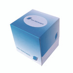 GEN Facial Tissue Cube Box, 2-Ply, White, 85 Sheets/Box, 36 Boxes/Carton