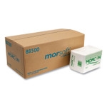 Morcon Tissue Morsoft Beverage Napkins, 9 x 9/4, White, 500/Pack, 8 Packs/Carton (MORB8500) View Product Image