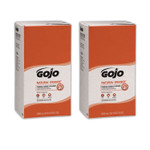 GOJO NATURAL ORANGE Pumice Hand Cleaner Refill, Citrus Scent, 5,000 mL, 2/Carton