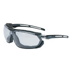 Honeywell Tirade Sealed Eyewear  Clear Lens  Uvextraaf  Black/Gray Frame  Tpr (763-S4040) View Product Image