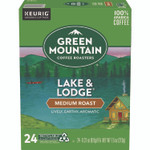 Green Mountain Coffee Lake and Lodge Coffee K-Cups, Medium Roast, 24/Box