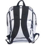 Tatco Carrying Case (Backpack) Notebook - Clear, Black View Product Image