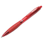 AbilityOne 7520014845271 SKILCRAFT VISTA Ballpoint Pen, Retractable, Medium 1 mm, Red Ink, Translucent Red Barrel, Dozen (NSN4845271) View Product Image