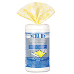 SCRUBS Stainless Steel Cleaner Towels, 1-Ply, 9.75 x 10.5, Lemon Scent, 30/Canister, 6 Canisters/Carton (ITW91930CT) View Product Image