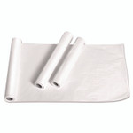 Medline Exam Table Paper, Deluxe Crepe, 18" x 125 ft, White, 12 Rolls/Carton