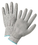 West Chester 720DGU Palm Coated HPPE Gloves, Large, Gray View Product Image